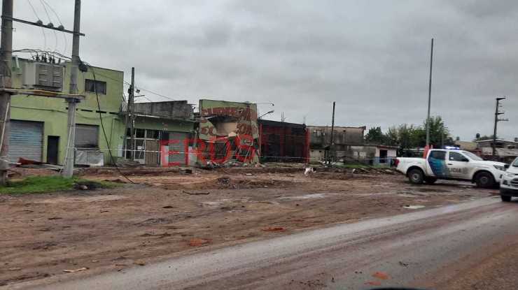 Una cola de tornado y un fuerte temporal azotó la zona del Barrio San Francisco